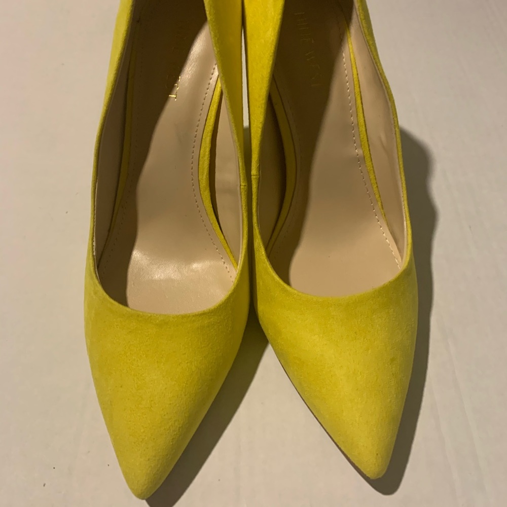 Nine West yellow Heels